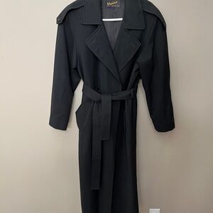 Beautiful lightweight wool  trench coat. Fully lined, Marisa by Newport Harbor